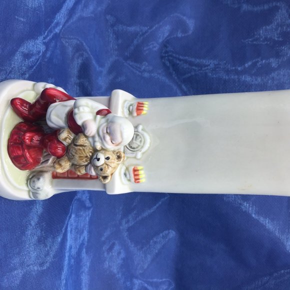 Vintage Gibson Greeting Cards Santa Claus Vase, Collectible Santa Christmas Gift - Picture 5 of 5